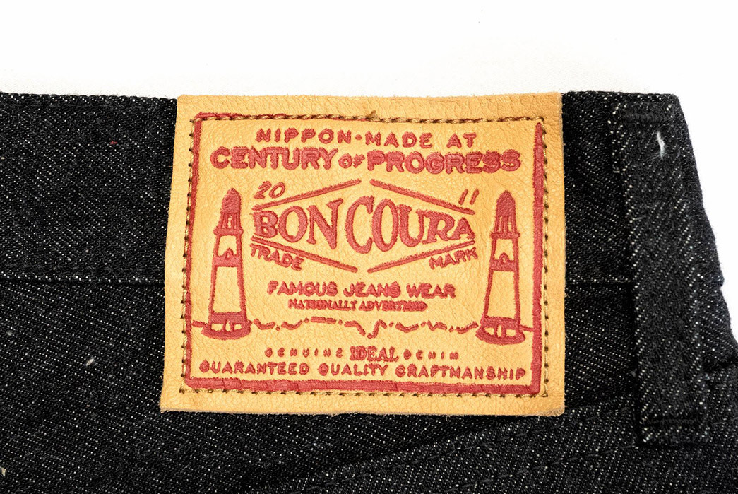 Bouncoura-Blacks-Out-Its-Favored-'66-Jeans-For-Its-9th-Anniversary-back-top-leather-patch