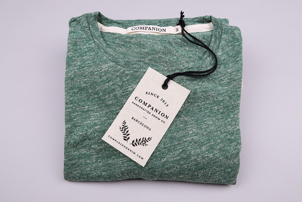 Companion-Denim's-Roll-Up-Tees-Are-Built-From-An-Untreated-Cotton-Hemp-Blend-green-folded