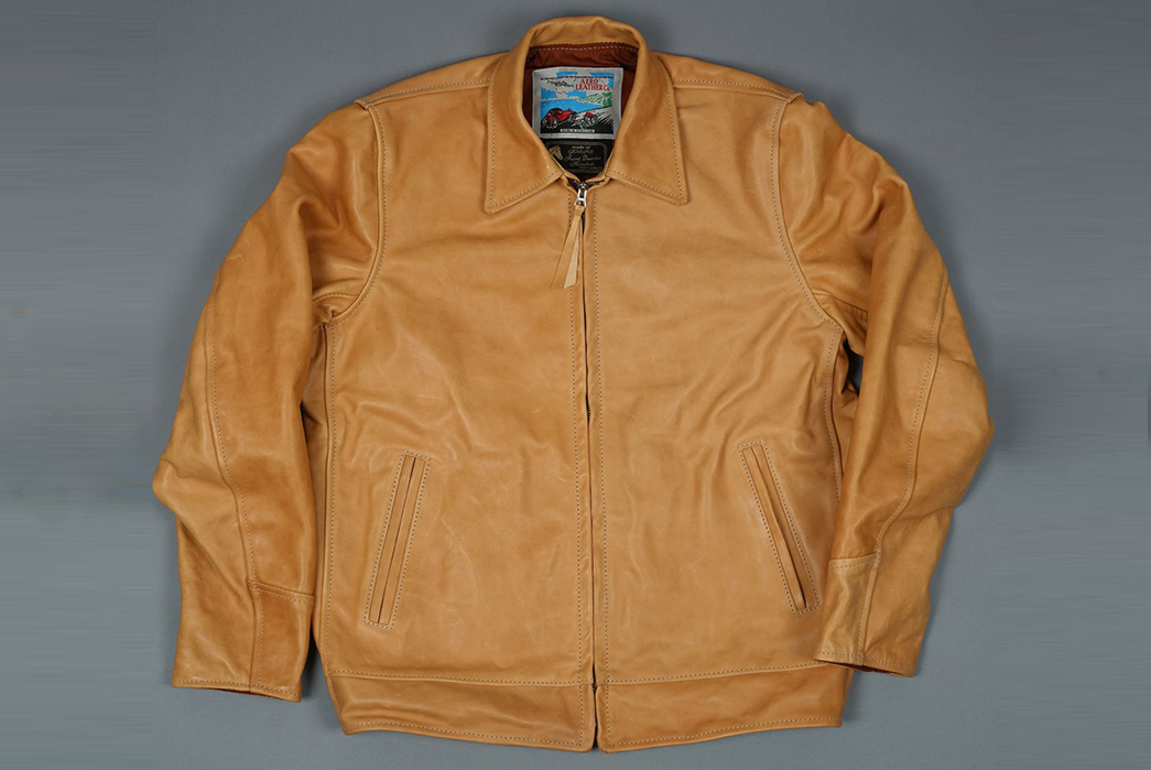 Epaulet-Teams-Up-With-Aero-Leathers-For-an-Exlusive-Made-To-Order-Offering-light-yellow-jacket