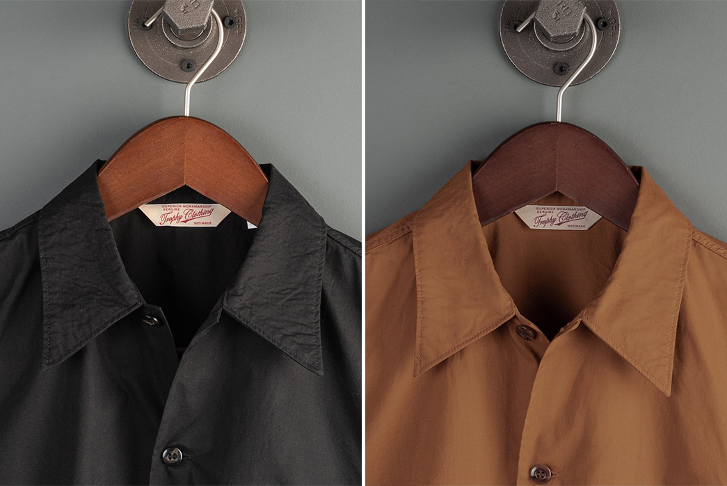 Make-Trophy-Clothing's-Skipper-Shirt-The-Captain-Of-Your-Wardrobe-black-and-brown-collar