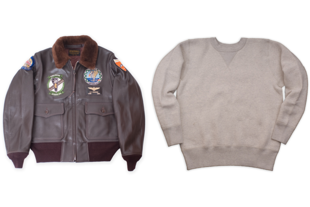 Toyo-Enterprise---A-Closer-Look-At-The-Multi-Faceted-Japanese-Heritage-Clothing-Giant-Buzz-Rickon's-G-1-and-4-needle-Sweatshirt-via-Buzz-Rickon's-EU