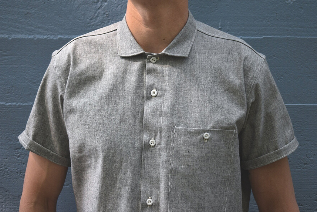 Grease-Point-Workwear-Updates-Its-Mechanic-Shirt-With-Three-Charming-New-Fabrics-grey-front-detailed-3