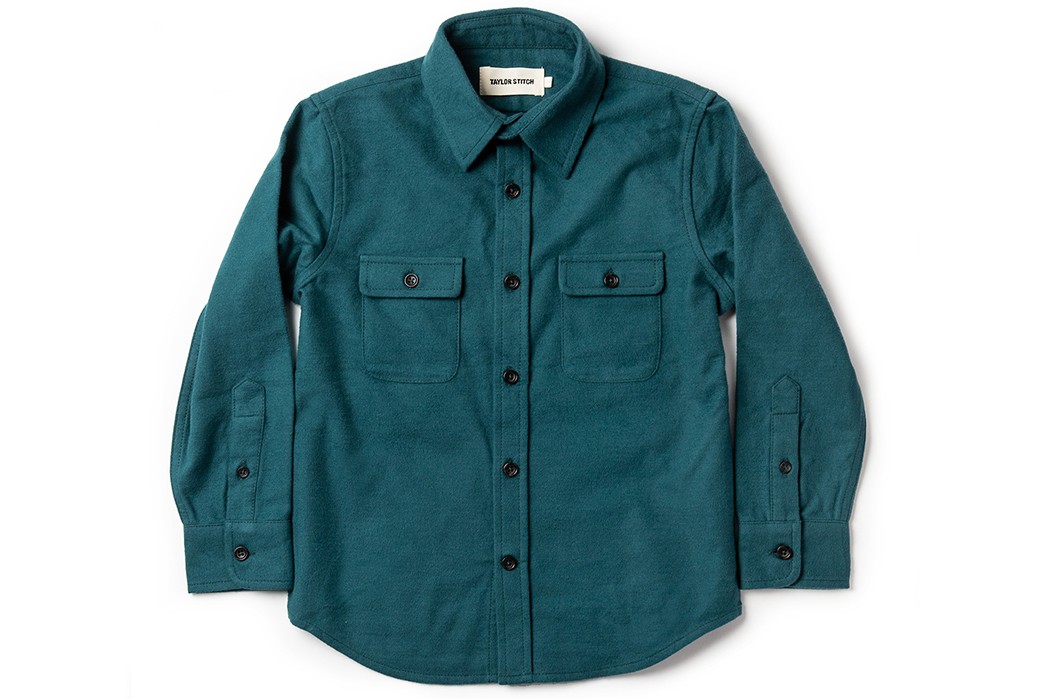 Match-Work-Shirts-With-Your-Nippers-With-The-Taylor-Stitch-Yosemite-Shirt-blue
