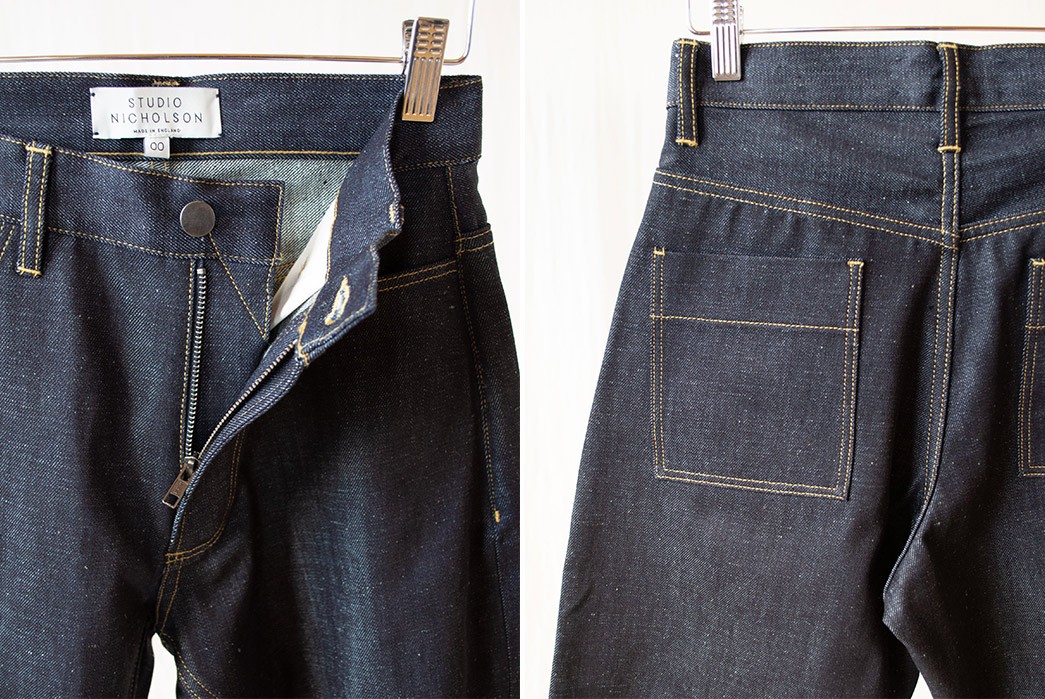 Studio-Nicholson-Crafts-Selvedge-Denim-Jeans-For-the-Femme-Faders-Out-There-front-back-detailed
