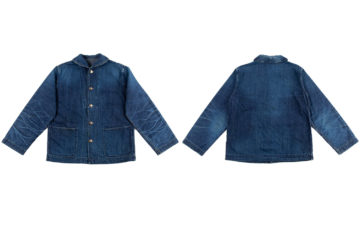 Warehouse-Decks-Out-a-Classic-USN-Jacket-In-Custom-Washed-Denim-front-back