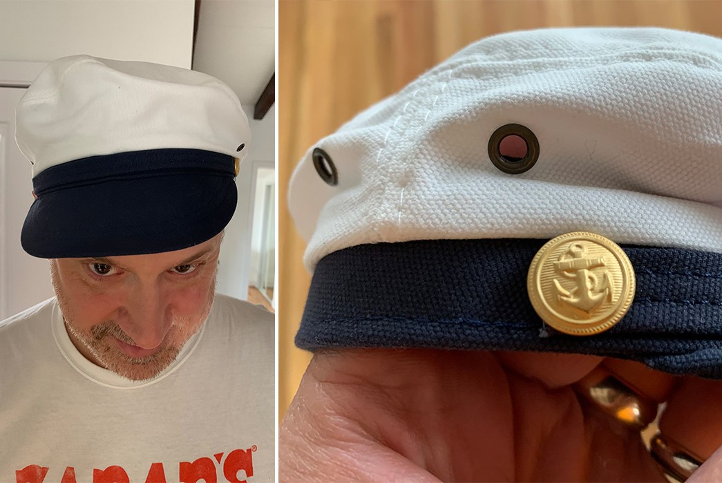 Brand-Profile-Quaker-Marine-Supply...Good-Enough-For-Papa,-Good-Enough-For-You-Roll-Up-Yacht-Cap,-$58-2