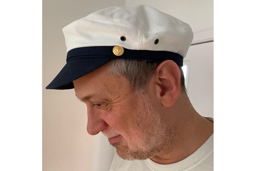 Brand-Profile-Quaker-Marine-Supply...Good-Enough-For-Papa,-Good-Enough-For-You-Roll-Up-Yacht-Cap,-$58