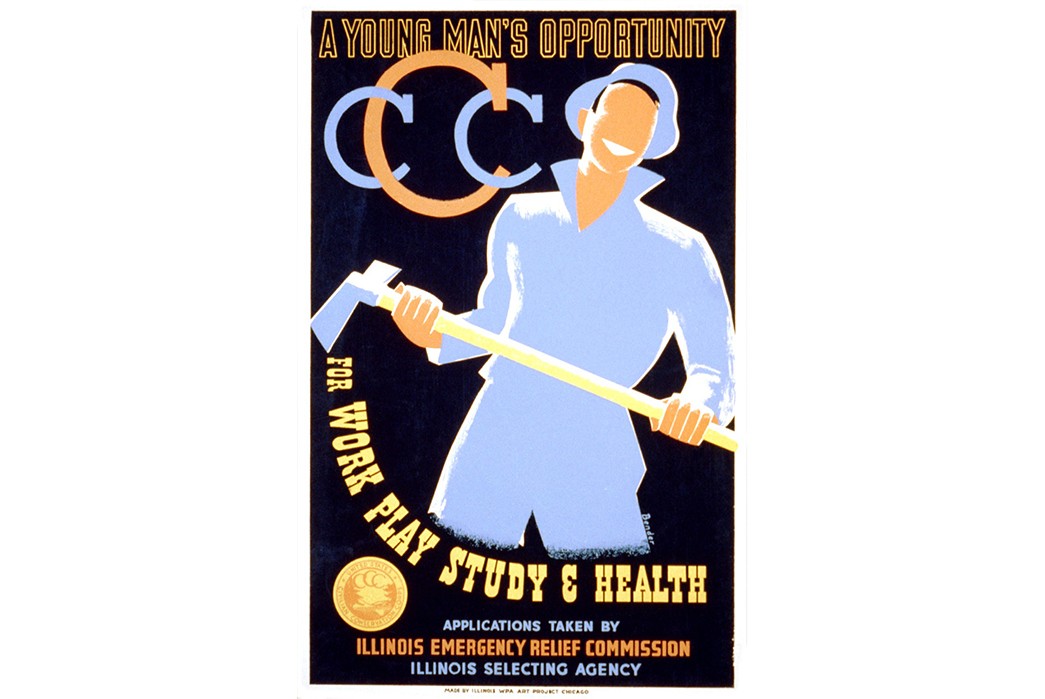 Civilian-Conservation-Corps-Core-CCC-Poster.-Image-via-Library-of-Congress.