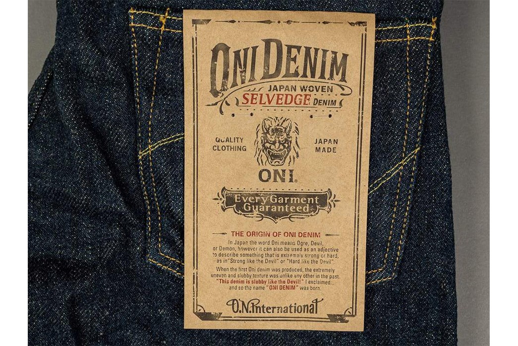 Oni S 2zr Oz Jean Proves Its Secret Denim Is As Slubby As Ever Oni S 2zr Oz Jean Proves Its Secret Denim Is As Slubby As Ever