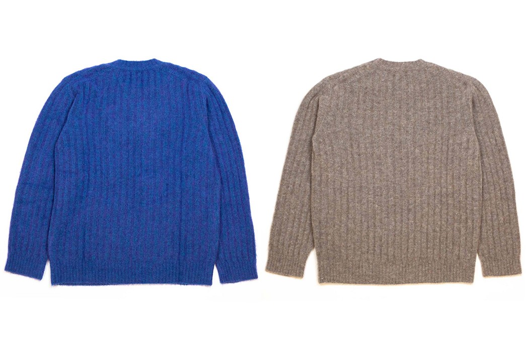 Seamlessly-Transition-Into-Fall-With-Schnayderman's-Latest-Mohair-Crewnecks-blue-and-grey-backs