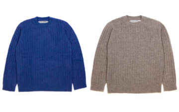 Seamlessly-Transition-Into-Fall-With-Schnayderman's-Latest-Mohair-Crewnecks-blue-and-grey fronts