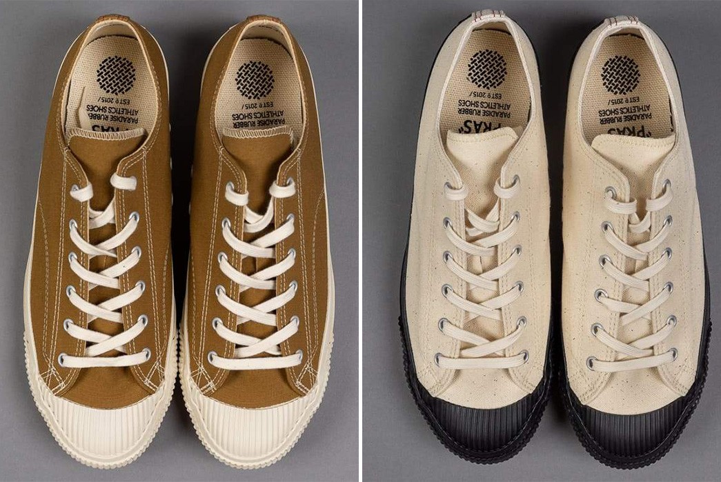 Step-Into-Japan-Made-Paradise-With-Pras-Shellcap-Low-Sneakers-two-pairs