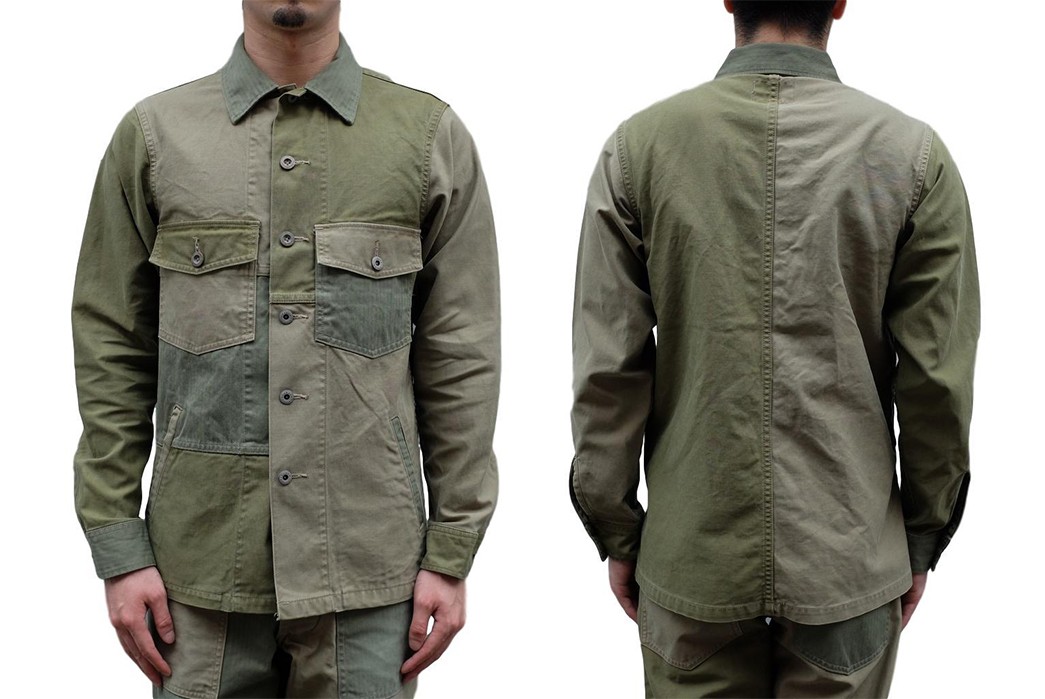 Studio-D'Artisan-Comes-Through-With-Fifty-Shades-Of-Olive-Drab-model-front-back