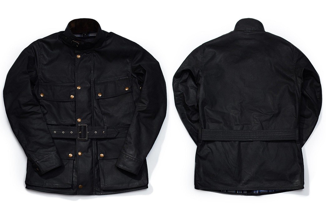 Belted-and-Waxed-Motorcycle-Jackets---Five-Plus-One-3)-Addict-AD-WX-02-BMC-Jacket
