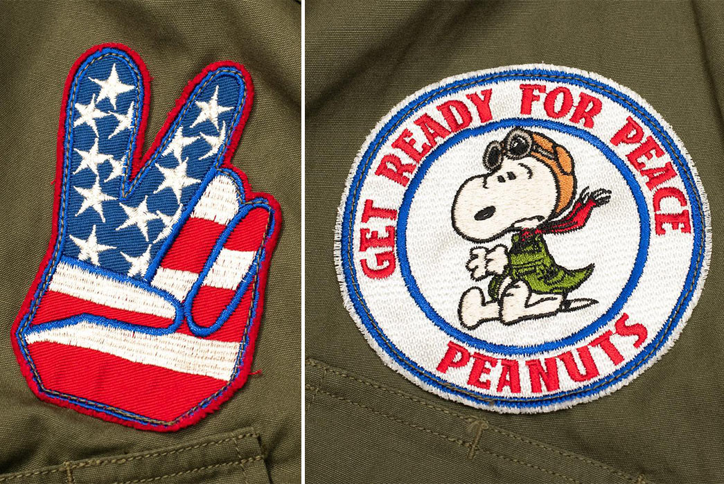 Buzz-Rickson's-Adorns-Its-Tropical-Combat-Jacket-With-Peanuts-Patches-brands