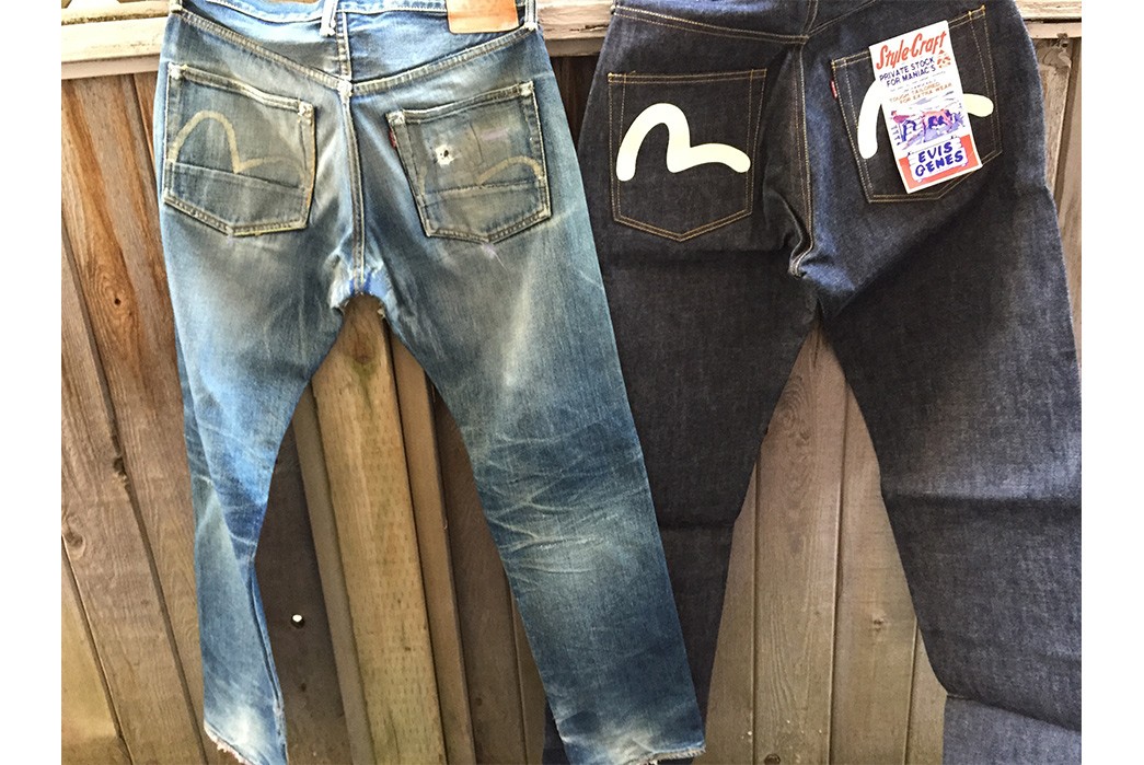 Fade-Friday---Evisu-Lot-2000-No.-2-(5-Years,-8-Washes)-back-fade-and-before