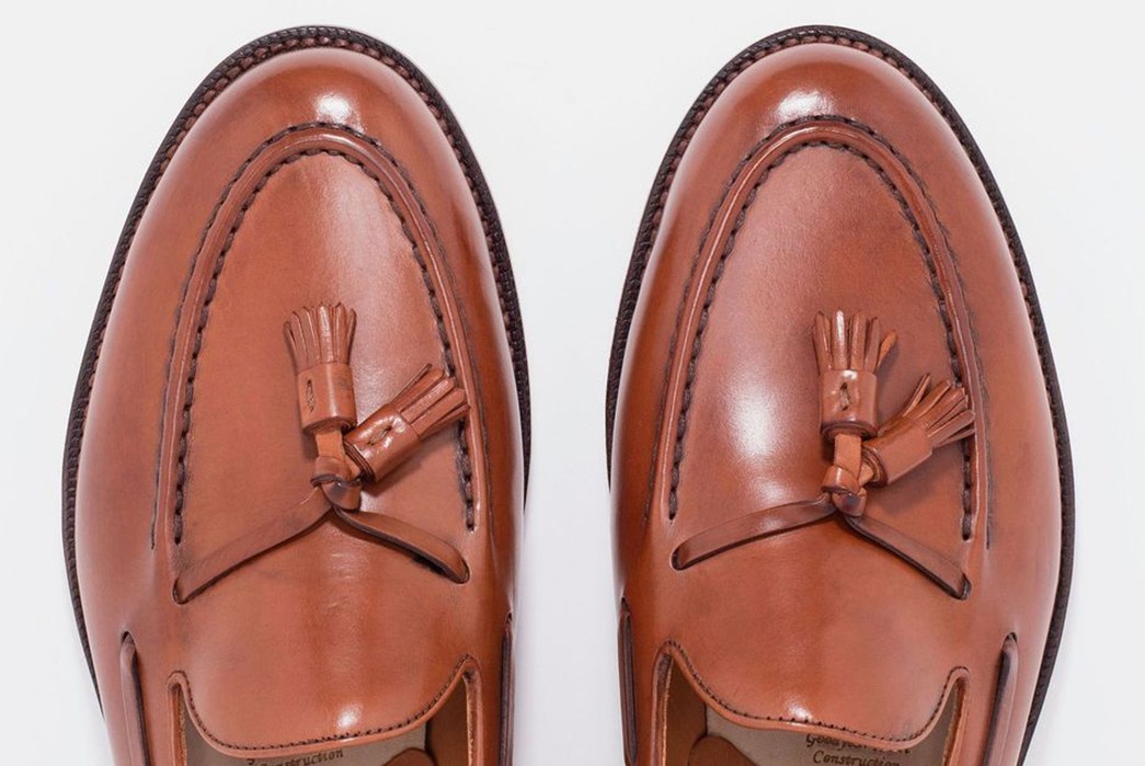 Get-Your-Ivy-On-With-Grant-Stone's-Tassel-Loafer-brown-pair-top-2