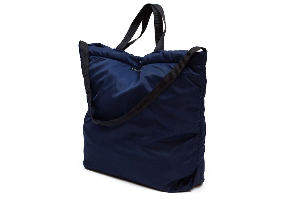 Pack-It-Up-With-Engineered-Garment's-Flight-Satin-Nylon-Tote-Bags-blue