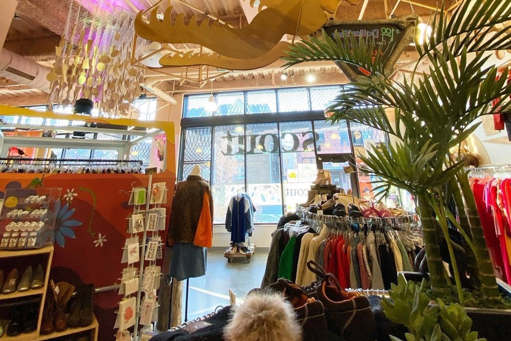 Scout, a new vintage store, (totally unaffiliated with past ownership) takes over the Denver location and even hires back many of the Buffalo Exchange former employees. Image via Westword.