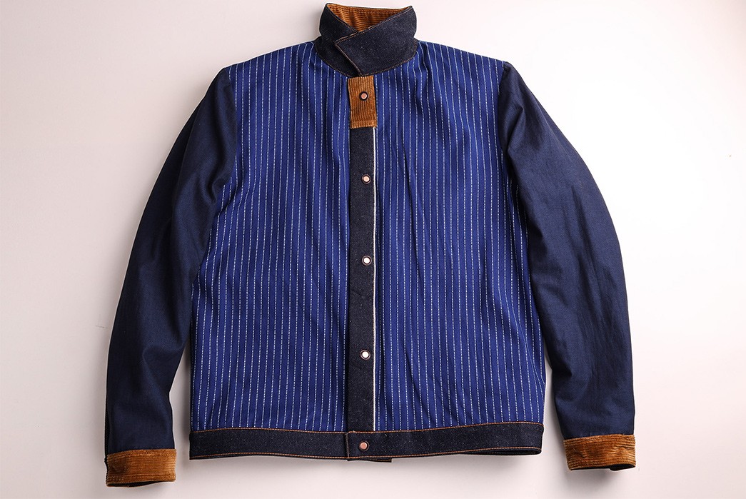 Companion-Sews-Up-Cotton-Hemp-Blend-Italian-Selvedge-Denim-For-Its-Nevada-Jacket-front-inside