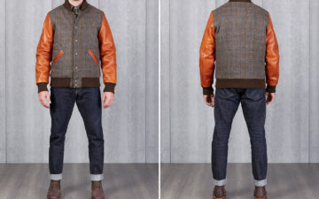 Divison-Road-Adds-A-Harris-Tweed-Varsity-To-Its-Exclusive-Dehen-1920-Collection-model-front-back