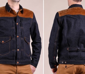 social-Companion-Sews-Up-Cotton-Hemp-Blend-Italian-Selvedge-Denim-For-Its-Nevada-Jacket-model-front-back
