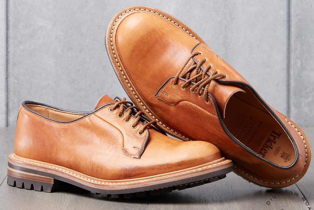 Tricker's-Treats-Division-Road-To-An-Exclusive-Wholecut-Horween-Derby-pair-side-and-top