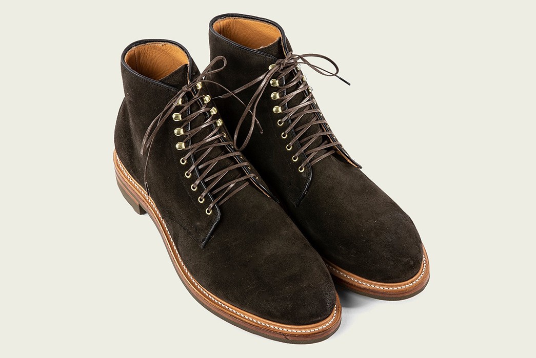 Viberg's-Latest-Derby-Boot-Will-Command-Your-Boot-Brigade-pair-front-side