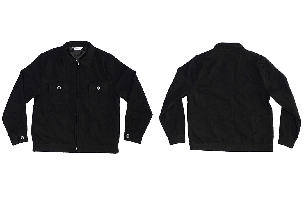 Bubble-Up-In-3sixteen's-Boiled-Wool-Mechanic-Jacket-front-back