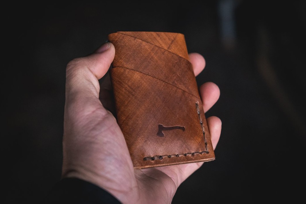 Craft-&-Lore-Hatches-A-Limited-Edition-Rendition-Of-Its-Port-Wallet-brown-in-hand