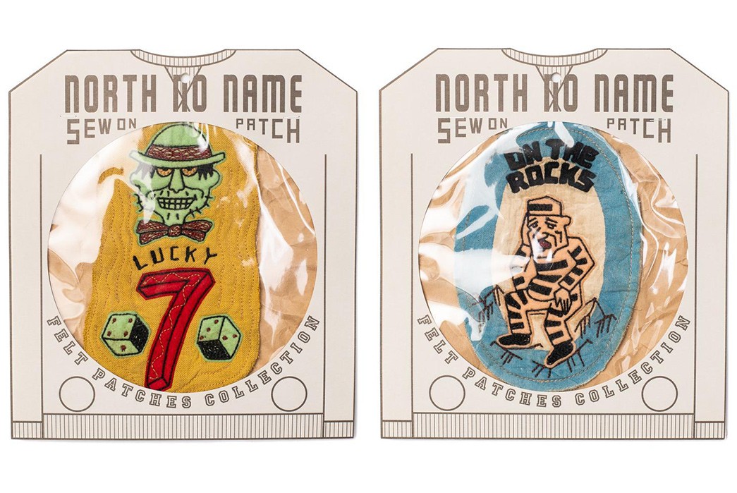 Customize-Your-Old-Garb-With-North-No-Name's-Sew-On-Patches-luckie-7-and-on-the-rock