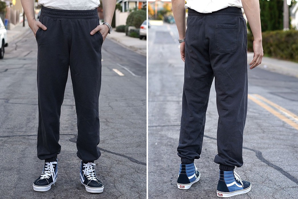 Epaulet's-Abbot-Sweatpants-Are-Dyed-And-Sewn-In-Los-Angeles-model-front-back-dark