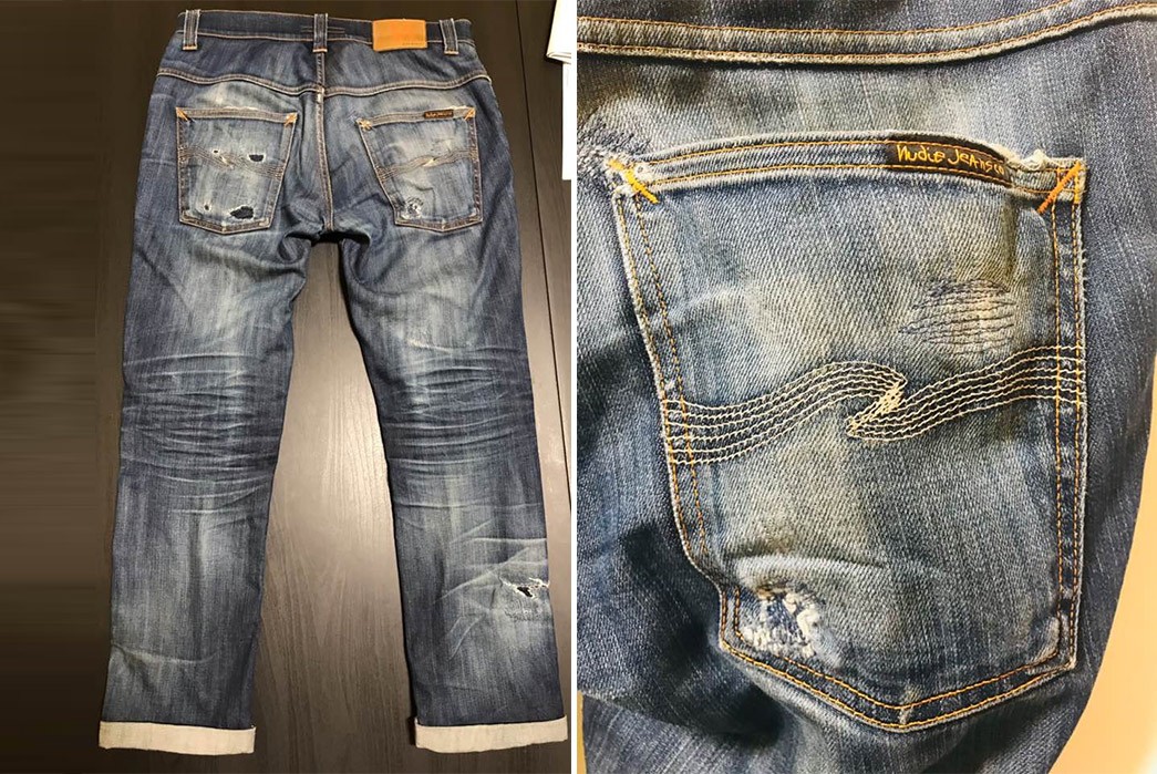 Fade Friday - Nudie Finn (8.5 years, 5 Washes, 2 Soaks)