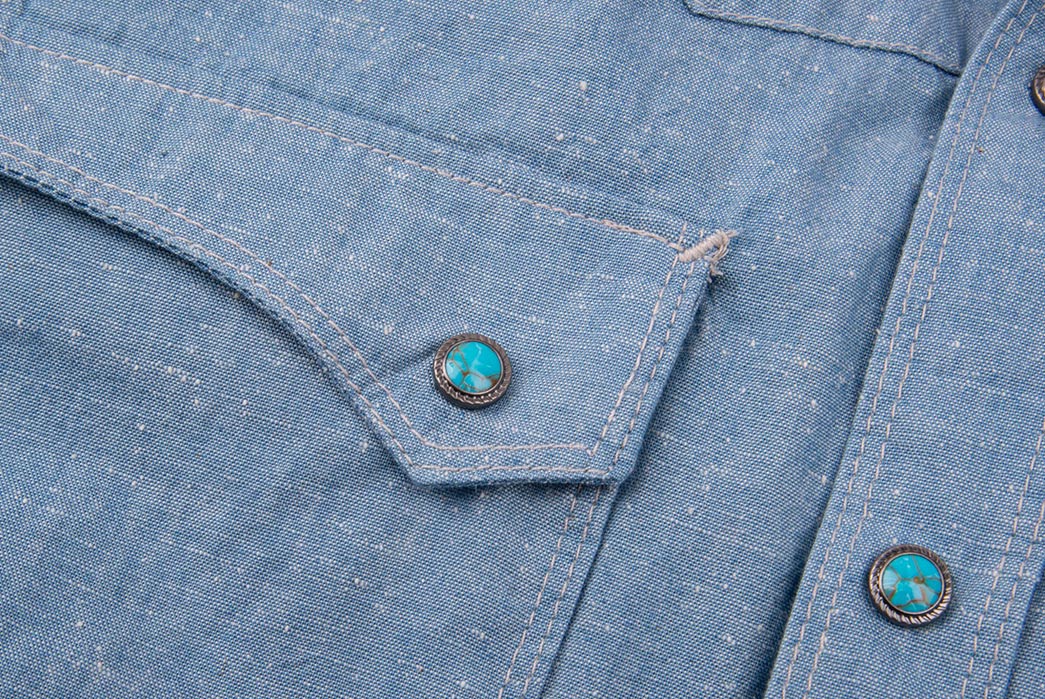 Freenote-Cloth's-Chambray-Calico-Shirt-Is-Neppy-buttons-and-pocket