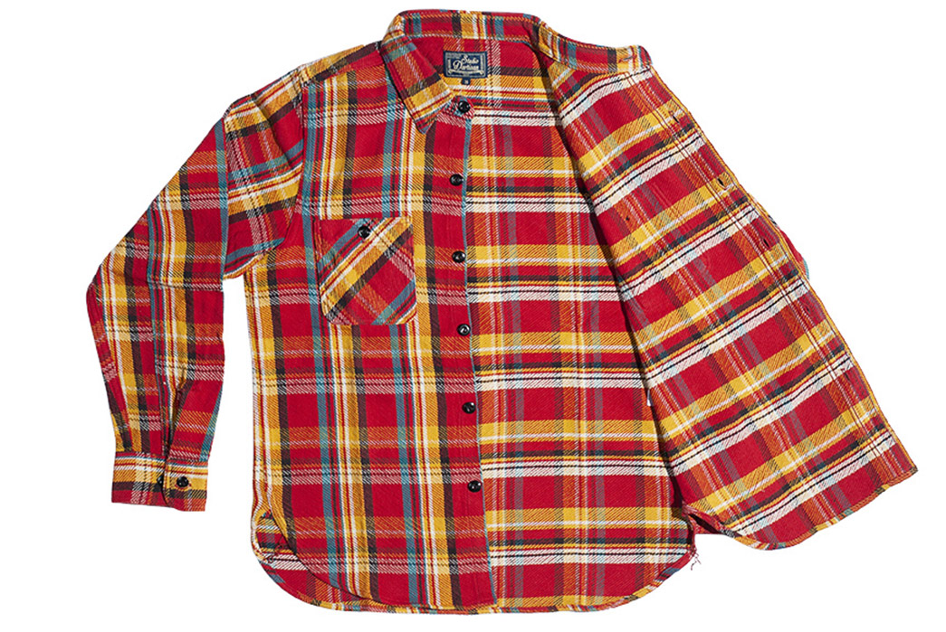 Get-High-With-Studio-D'Artisans-Blue-Kush-&-Red-Eye-Flannel-Shirts-red-front-open