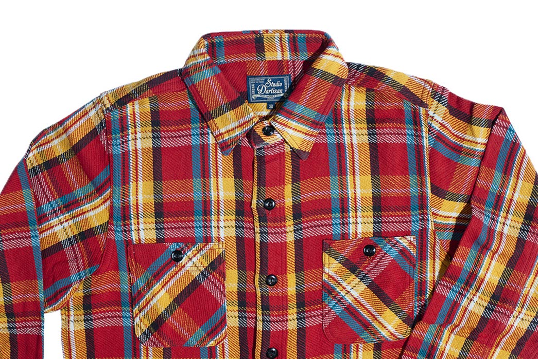 Get-High-With-Studio-D'Artisans-Blue-Kush-&-Red-Eye-Flannel-Shirts-red-front-top