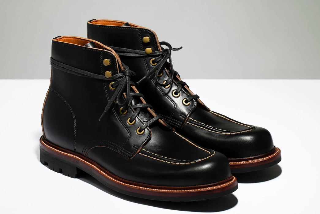 Grant Stone Bosses Its Brass Boot In Black Chromexcel