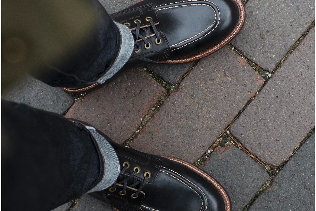 Grant Stone Bosses Its Brass Boot In Black Chromexcel
