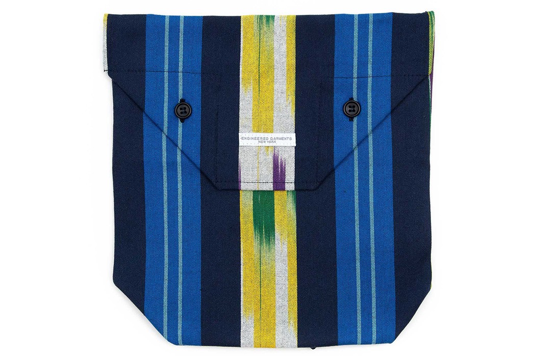 Prepare-For-Socially-Distanced-Spring-Picnics-With-Engineered-Garment's-Ikat-Shoulder-Pouch-front