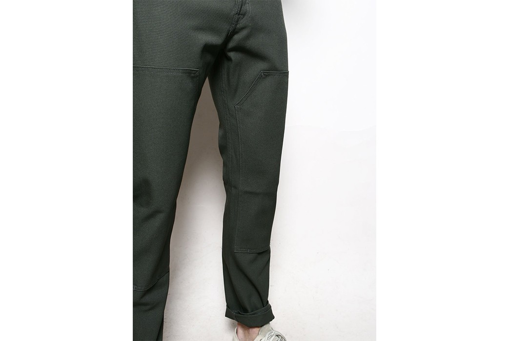 Rogue-Territory-Issues-Its-Stanton-Fit-In-Double-Knee-Duck-Canvas-green-down-front