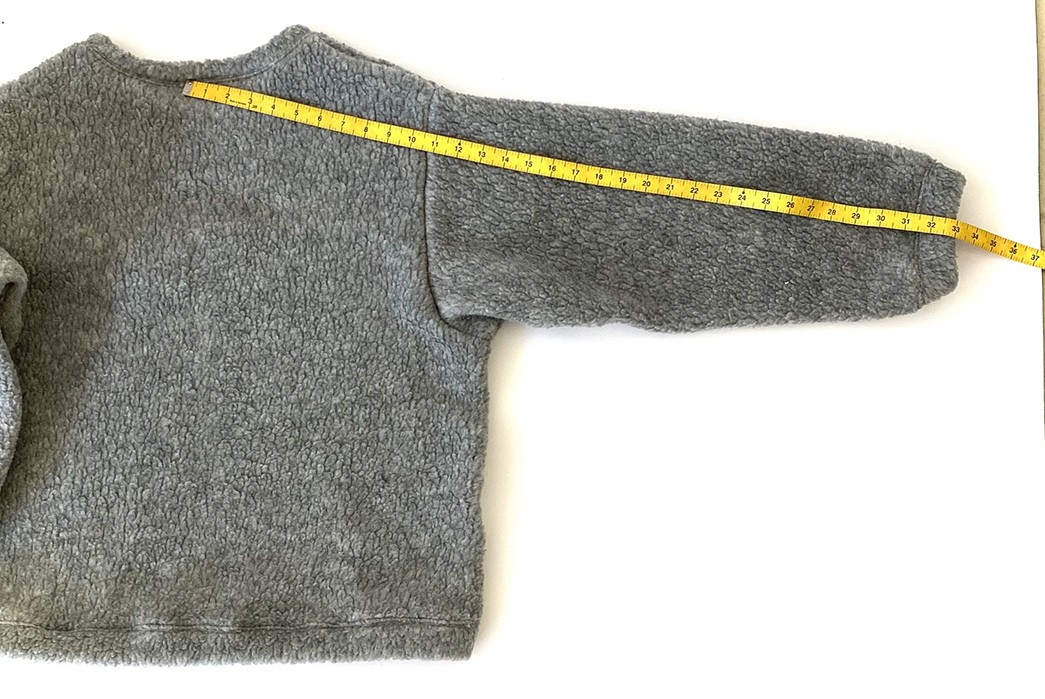 Snuggle-Up-In-Battenwear's-Lodge-Crew-Neck-grey-sleeve