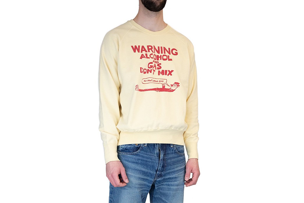 Warehouse-&-Co.'s-Warning-Sweatshirt-Comes-With-Sound-Advice-model-front