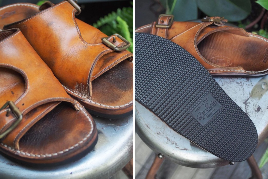 What-Do-Cobblers-Do-How-Shoes-Can-Be-Altered-Stitching-repairs-and-new-soles-on-a-pair-of-sandals.-Image-via-Dr-Sole