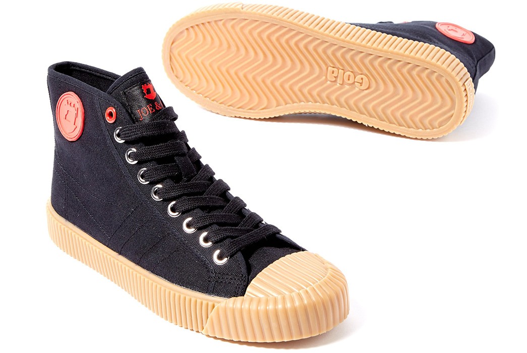 Britain's-Joe-&-Co.-Collaborates-With-Gola-To-Produce-High-Grade-Canvas-Hi-Tops-black-pair-front-side-and-bottom