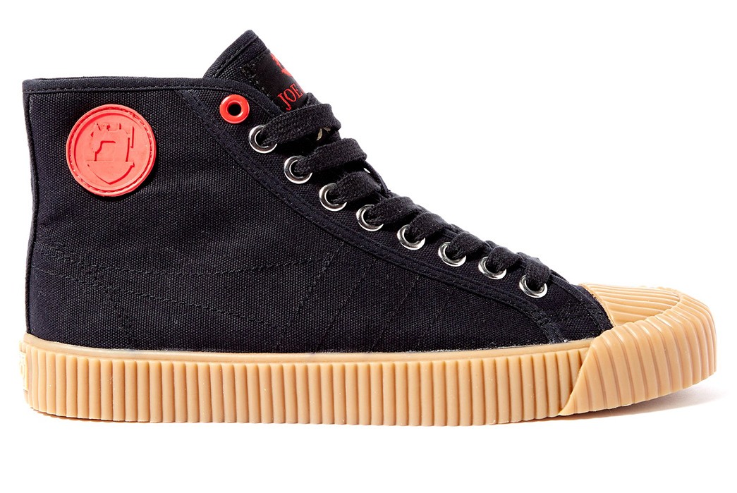 Britain's-Joe-&-Co.-Collaborates-With-Gola-To-Produce-High-Grade-Canvas-Hi-Tops-black-side