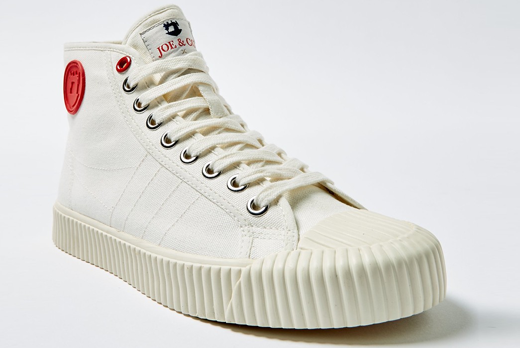 Britain's-Joe-&-Co.-Collaborates-With-Gola-To-Produce-High-Grade-Canvas-Hi-Tops-white-front-side