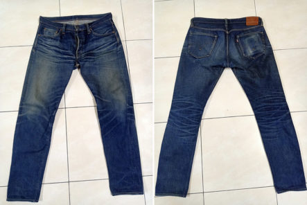 Fade-Friday---Samurai-Jeans-711VX-(1.5-Years,-3-Washes,-1-Soak)-front-back