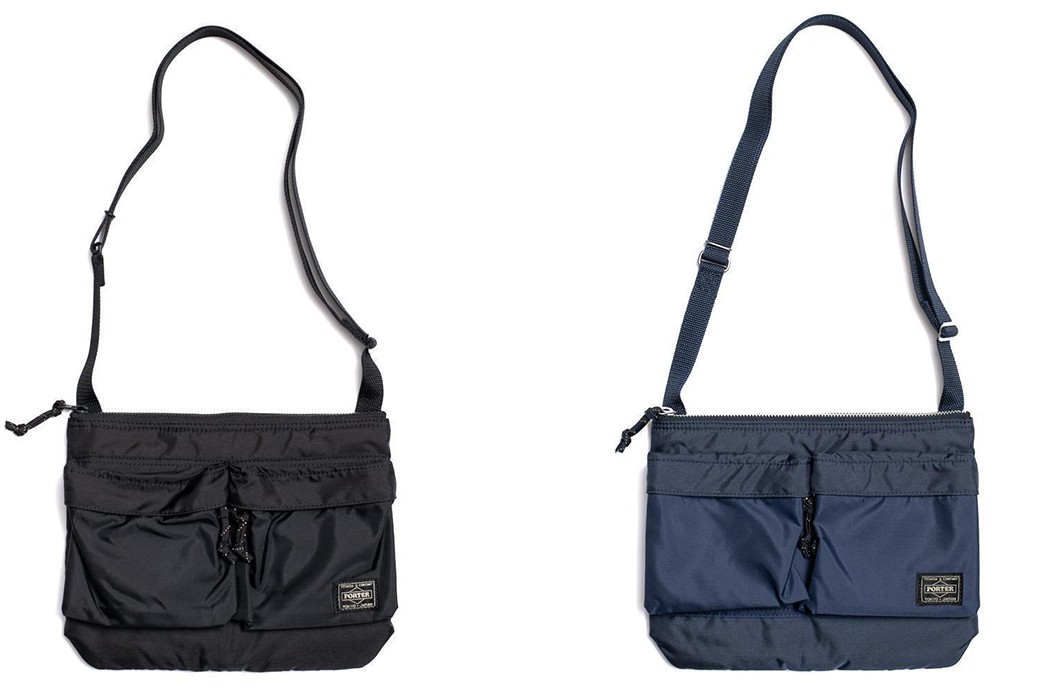 Keep-your-Candy-In-210-Denier-Nylon-With-Porter-Yoshida's-Force-Shoulder-Bag-black-and-blue