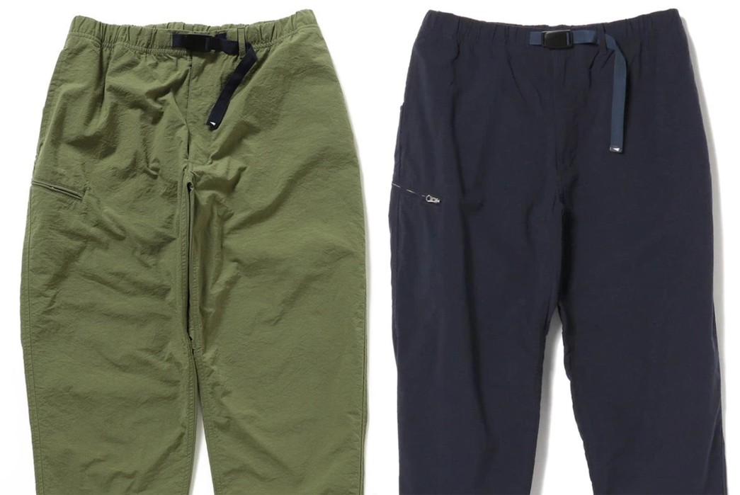 Climb-Onto-The-Sofa-In-Pilgrim-Surf-Supply's-Salathe-Pant-green-and-blue