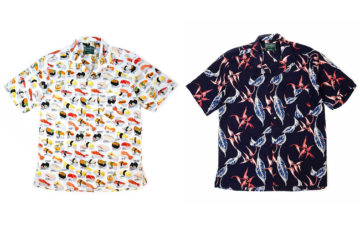 Gitman-Bros.'-Batch-of-SS21-Camp-Shirts-Features-Sushi-&-Floral-Prints-light-and-dark-front